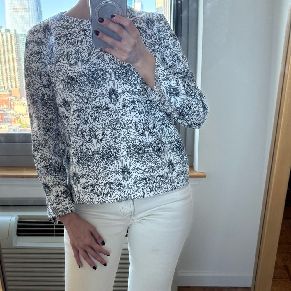 Mango Patterned Top - Picture 3 of 4